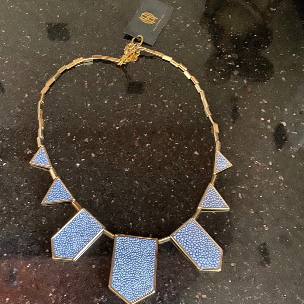 House of Harlow blue station necklace. NWT - Picture 2 of 2